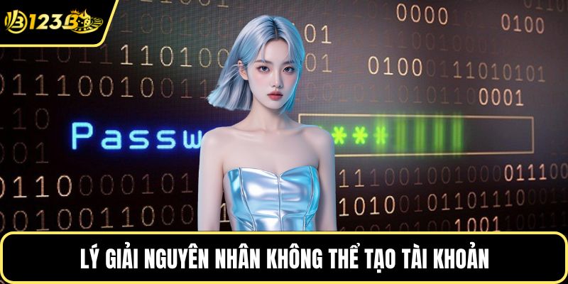 Lý giải nguyên nhân không thể tạo tài khoản