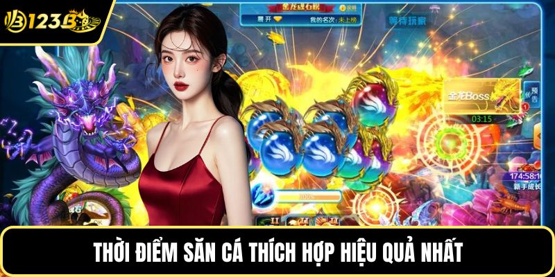 Thời điểm săn cá thích hợp hiệu quả nhất